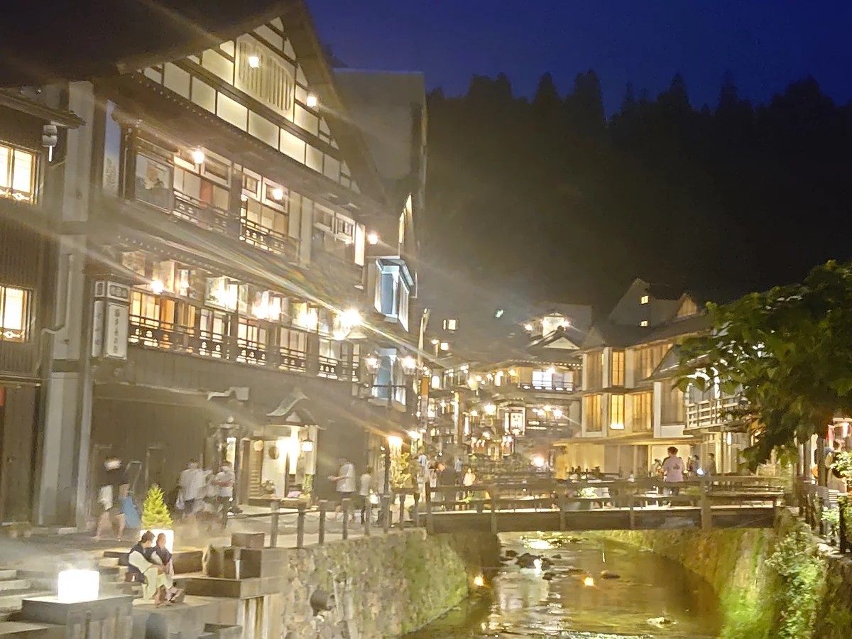 投稿写真：銀山温泉の夜