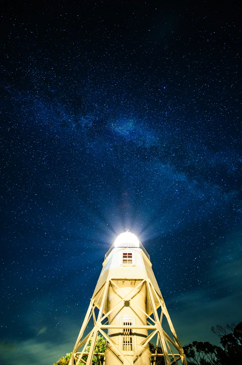 投稿写真：姫崎灯台の星夜