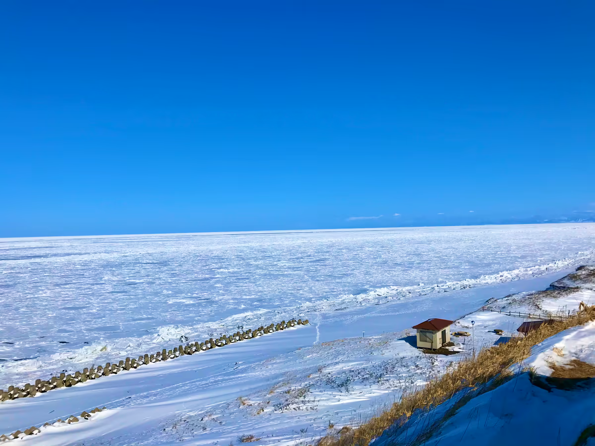 投稿写真：オホーツク海の流氷