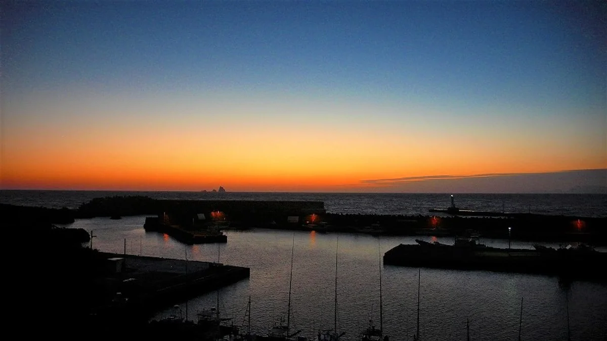 投稿写真：宇宙色に染まる空