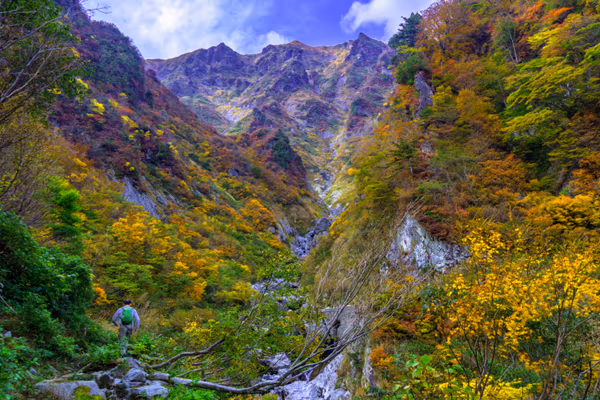 投稿：⛰🌿‬🐻‍ ◤◢圧倒的秘境感の芝倉沢◤◢