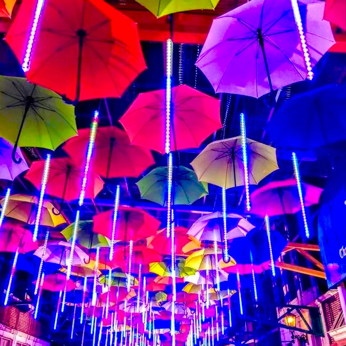 投稿写真：アンブレラ傘の大群byハウステンボス