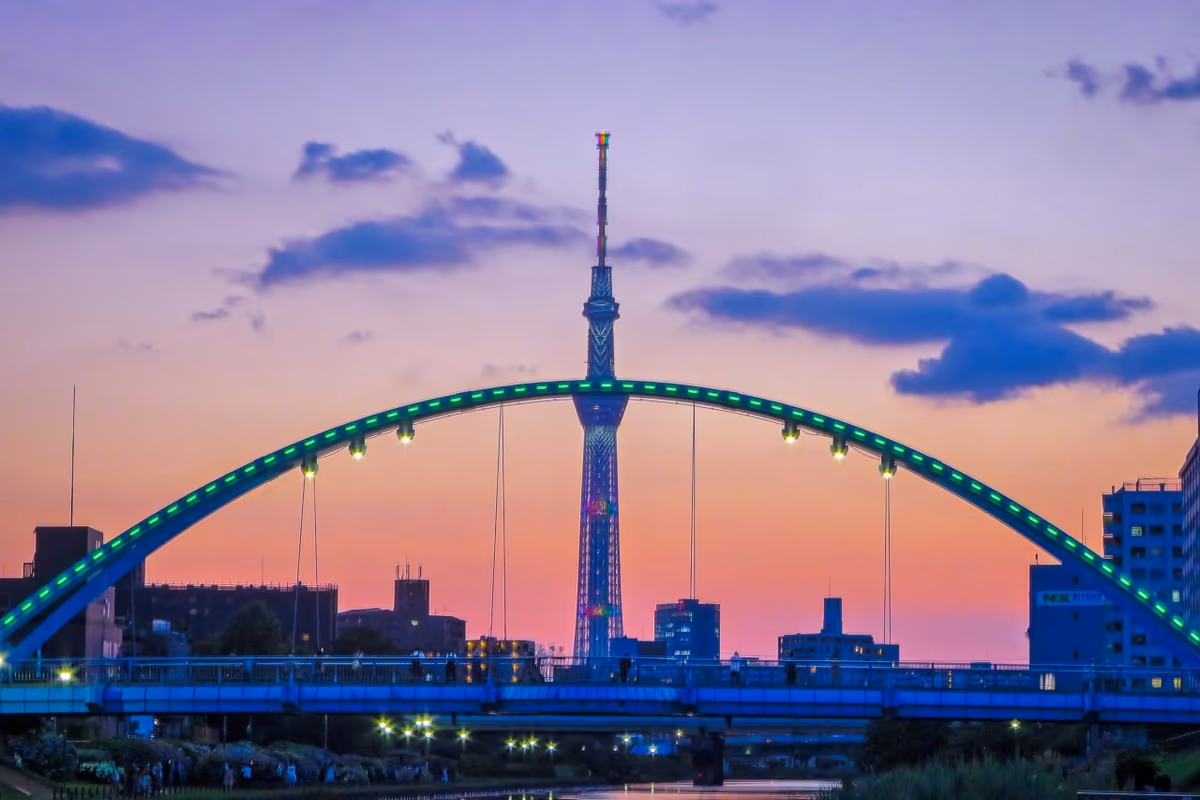 投稿写真：スカイツリーとふれあい橋
