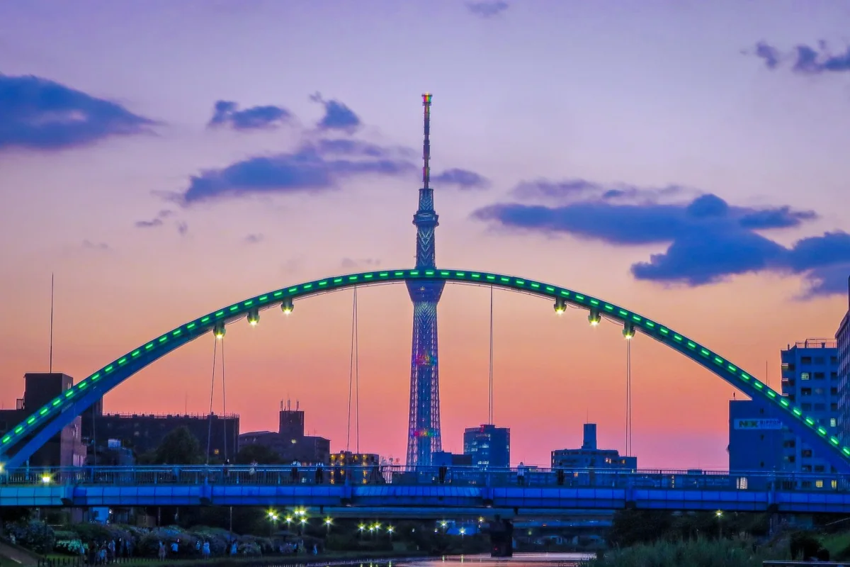 投稿写真：スカイツリーとふれあい橋