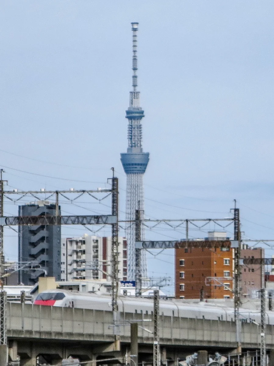 投稿写真：イーストアイと東京スカイツリー