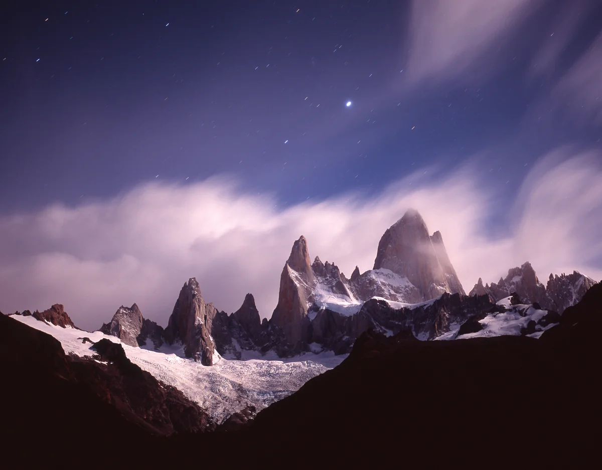 投稿写真：フィッツロイとシリウス