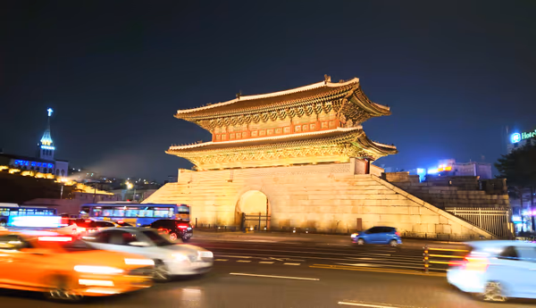 投稿：ソウル東大門の夜景