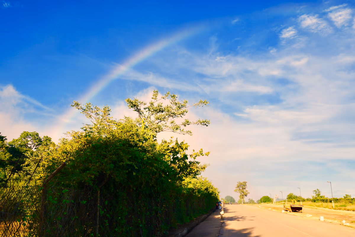 投稿写真：ビクトリアフォールズ 🌈ザンビアとジンバブエの国境