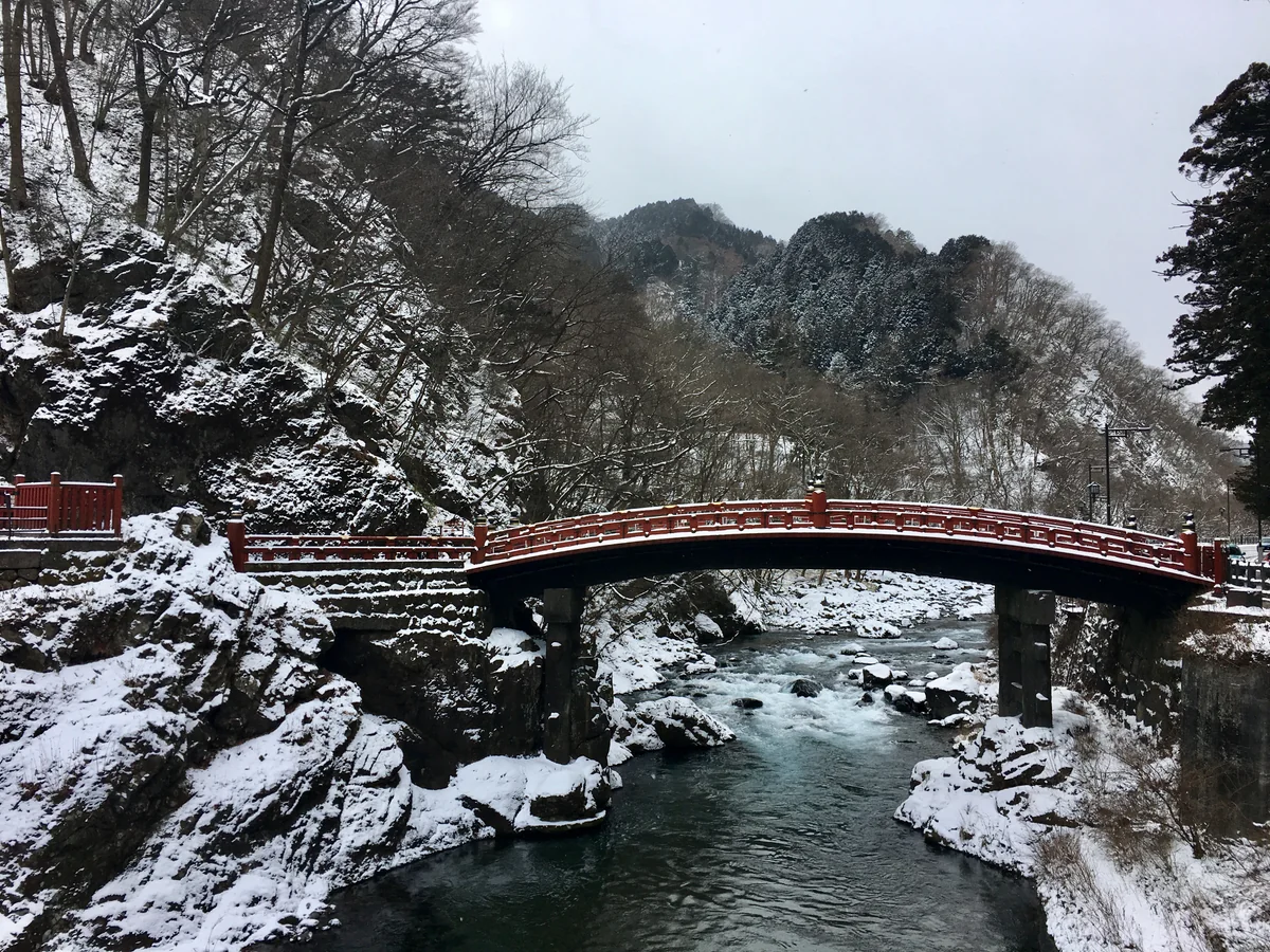 投稿写真：雪景色の神橋