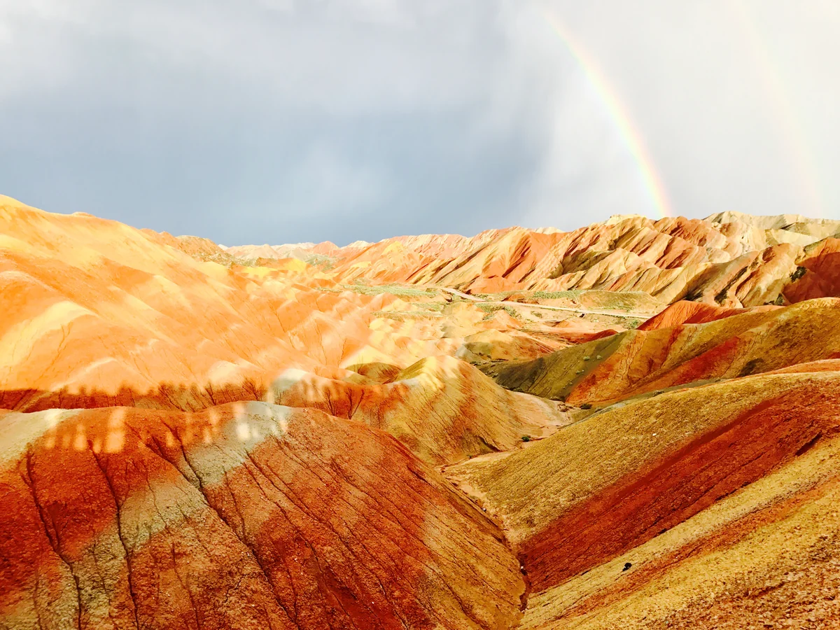 投稿写真：張液丹霞国家地質公園ー七彩丹霞