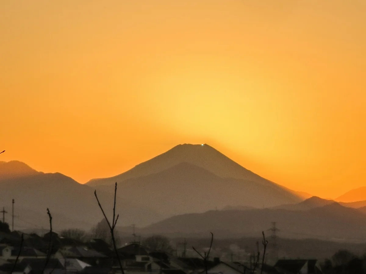 投稿写真：グリーンフラッシュならぬブルーフラッシュ？