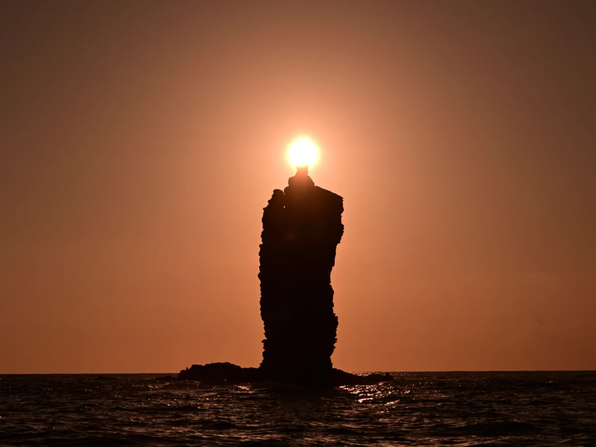 投稿写真：ローソク島夕陽