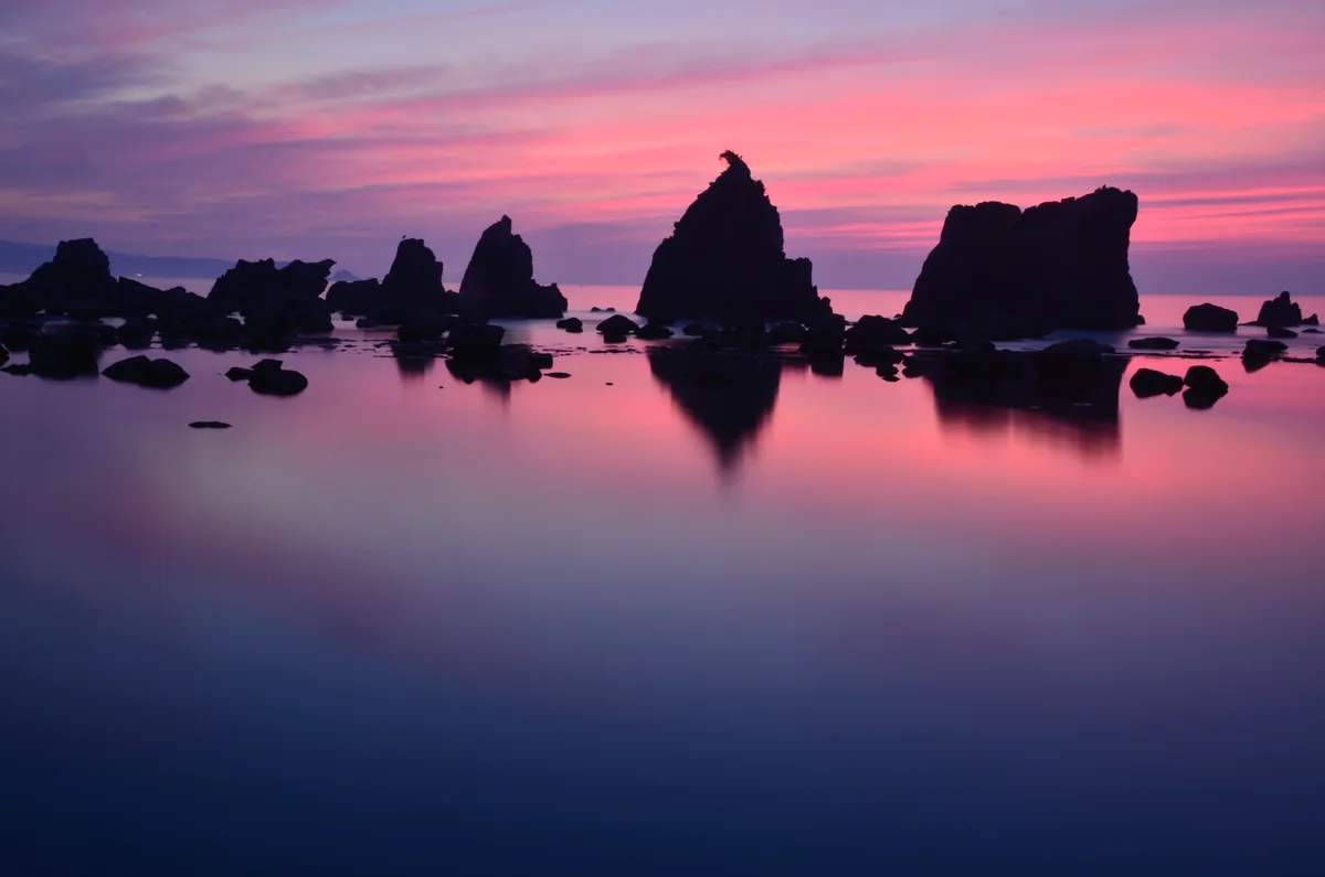 投稿写真：橋杭岩　夜明け