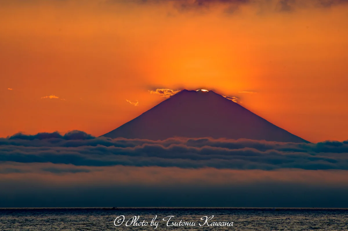 投稿写真：キャッツアイダイヤモンドに富士山は輝けり。