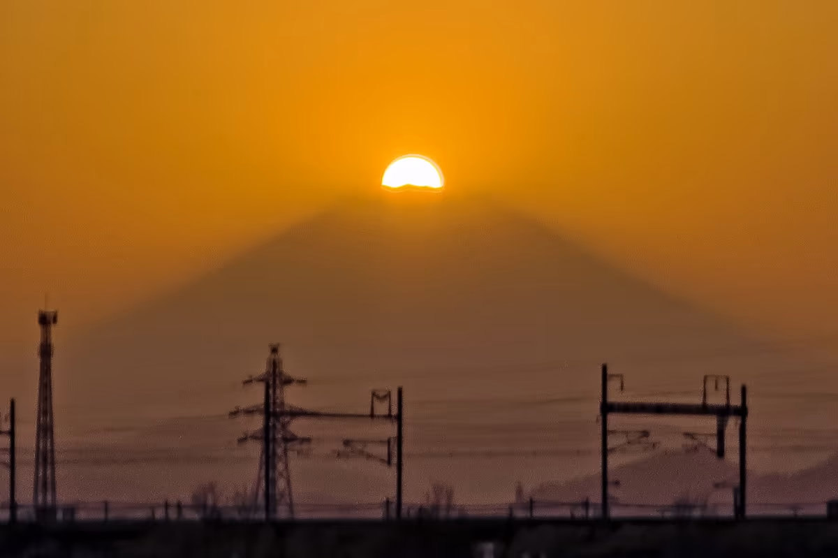 投稿写真：ダイヤモンド富士
