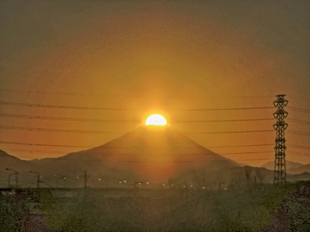 投稿写真：ダイヤモンド富士