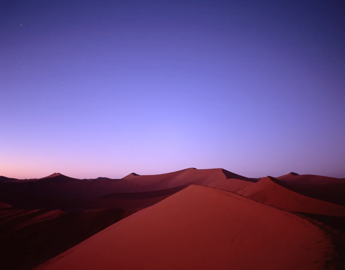 投稿写真：ナミブ砂漠の夜明け