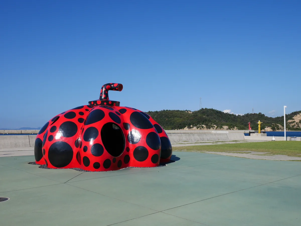 投稿写真：162直島「赤カボチャのオブジェver.」（香川）