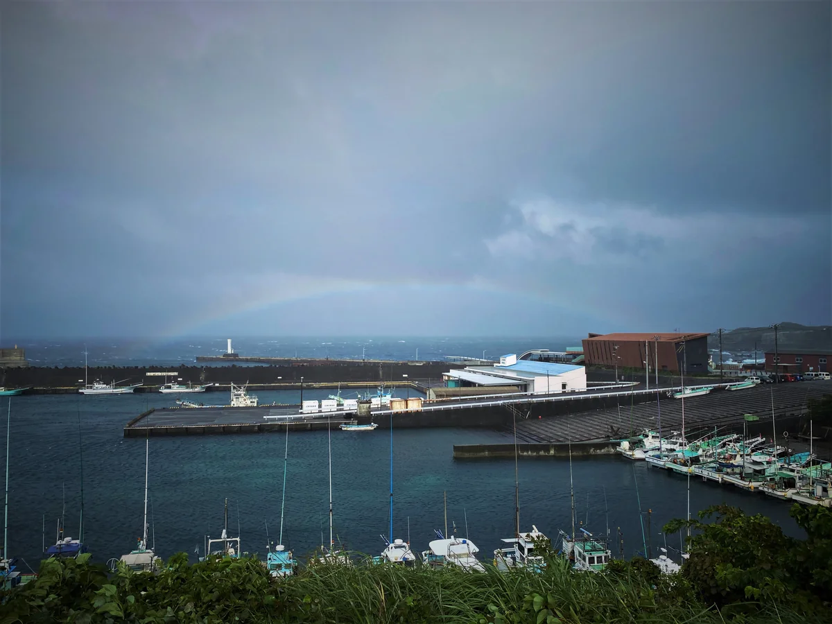 投稿写真：台風１２号（ドルフィン）の朝