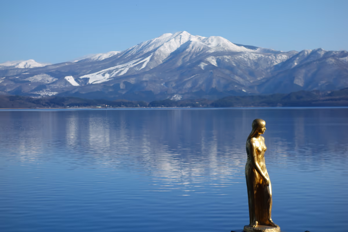 投稿写真：田沢湖からの秋田駒ヶ岳