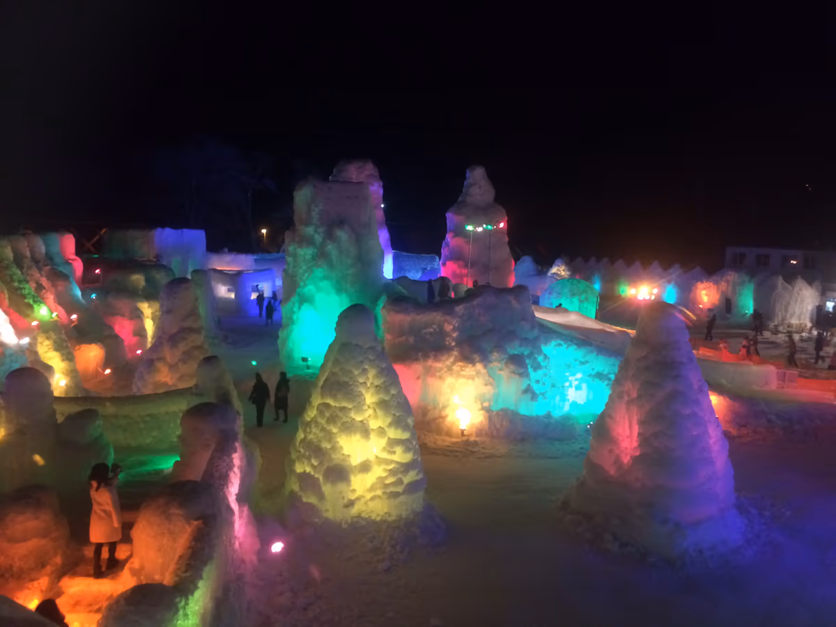 投稿写真：支笏湖氷濤祭り