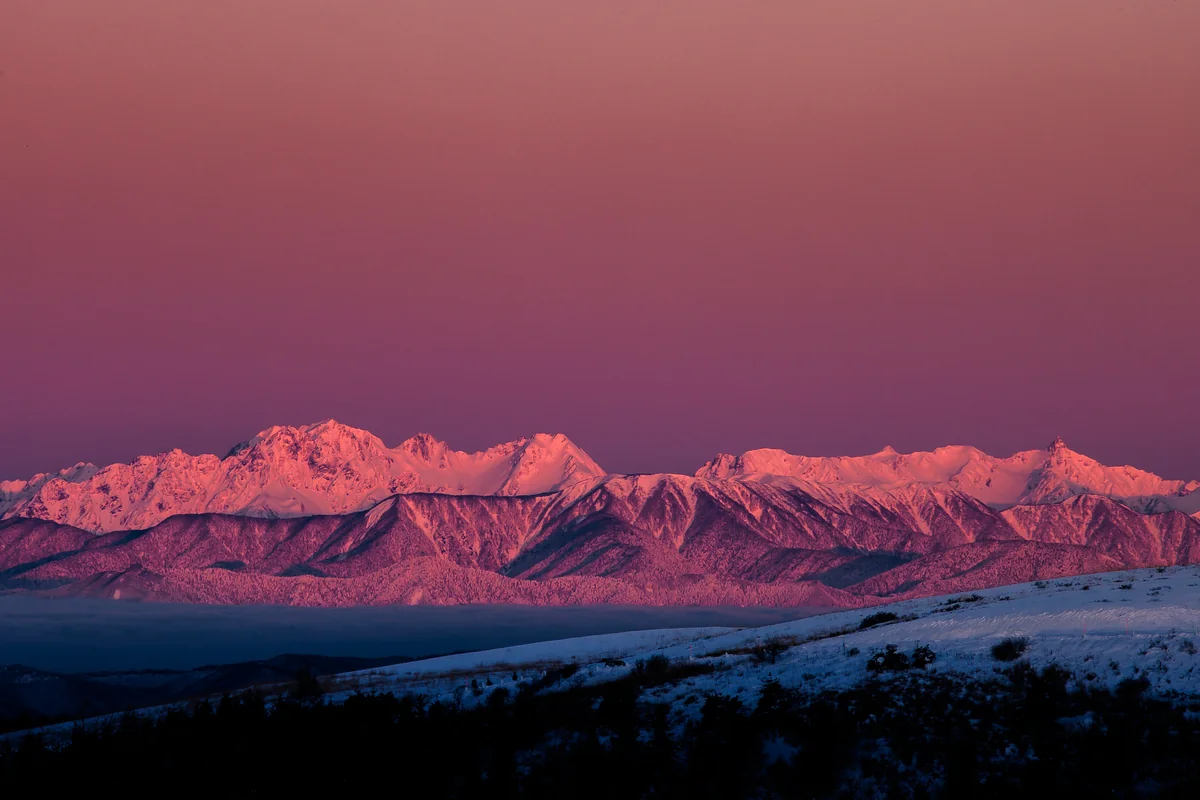 投稿写真：北アルプス　モルゲンロート