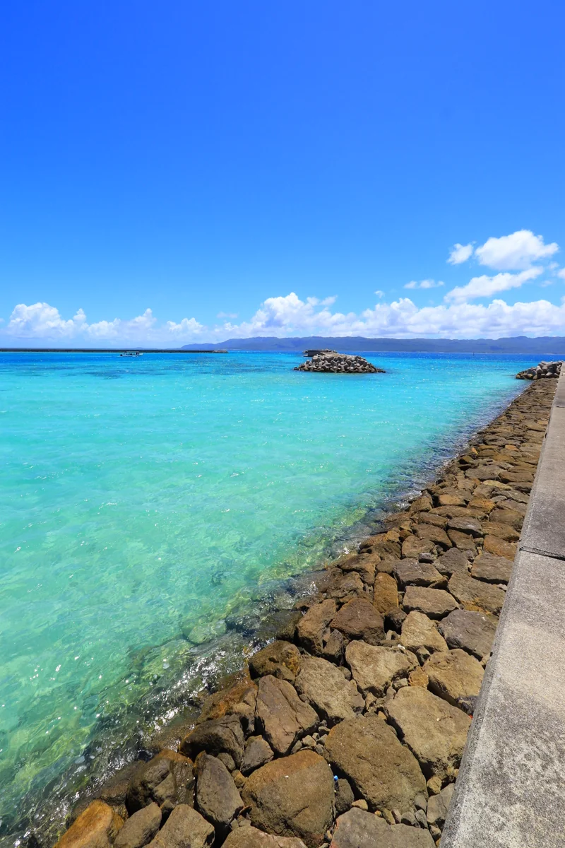 投稿写真：鳩間島小突堤