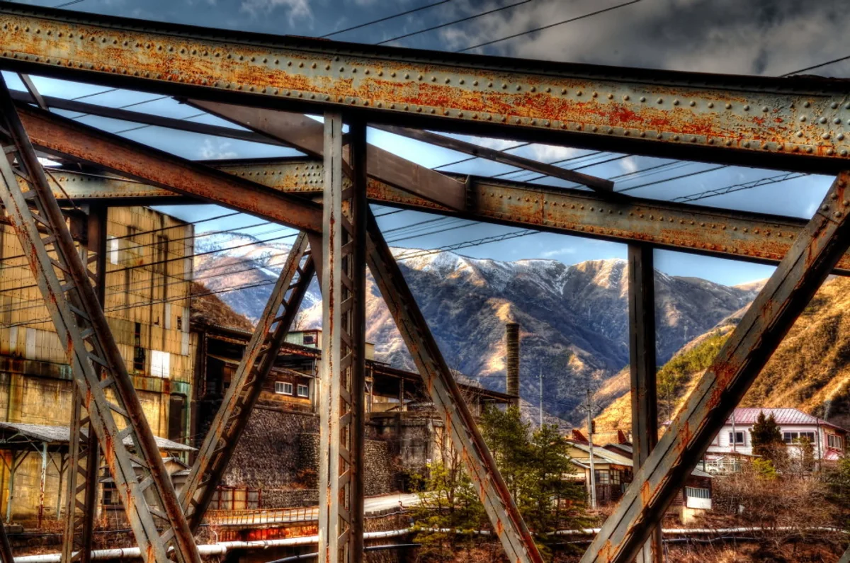 投稿写真：錆びたトラス