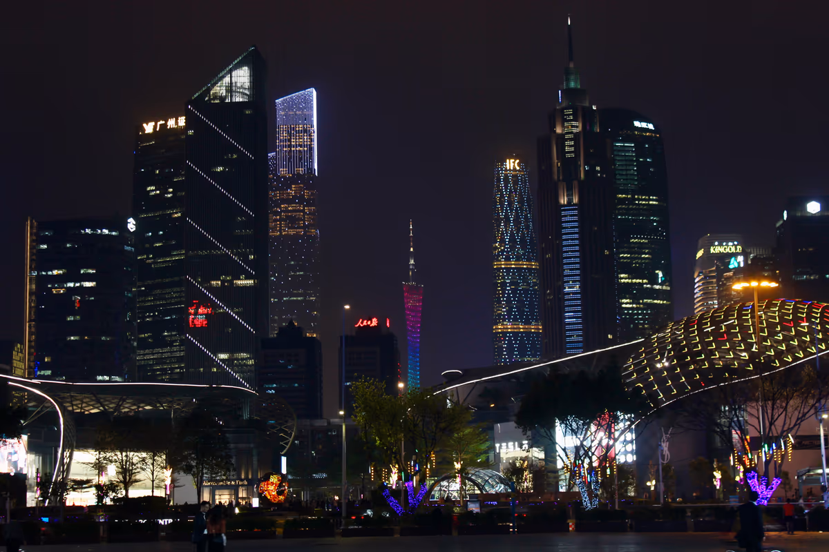 投稿写真：広州の夜景