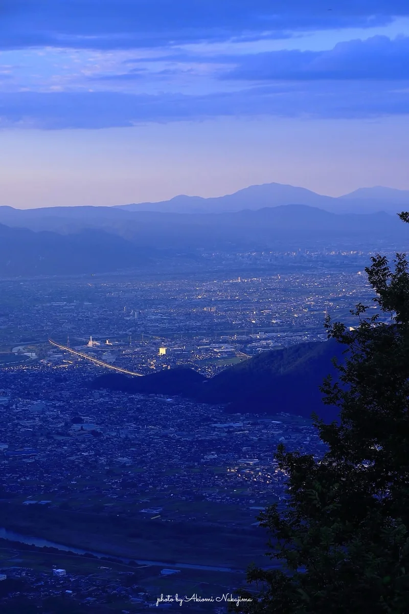 投稿写真：薄暮の千曲市