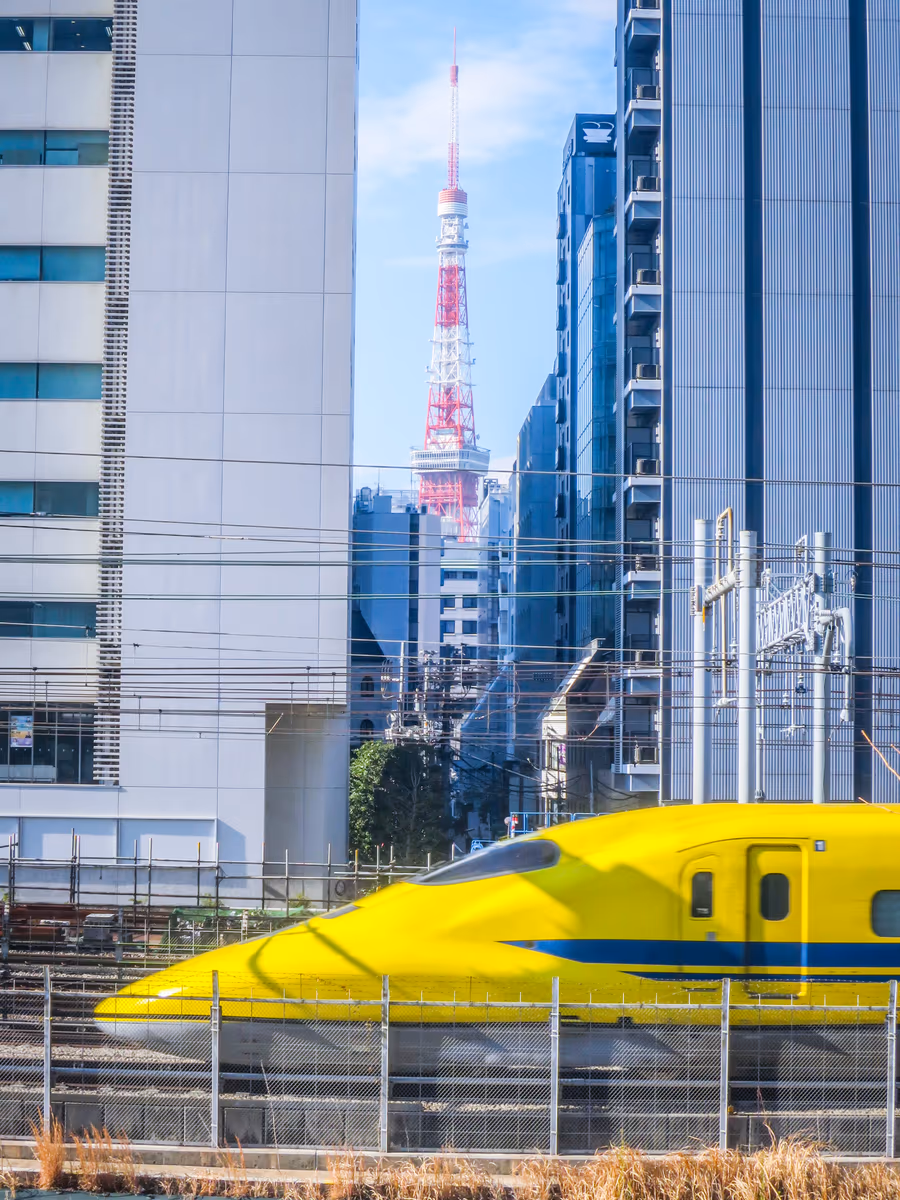 投稿写真：2026年初ドクターイエローと東京タワー