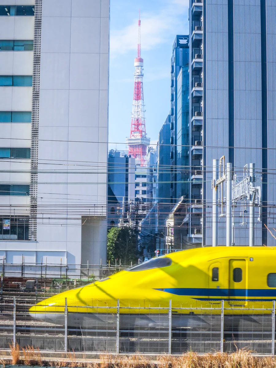 投稿写真：2026年初ドクターイエローと東京タワー