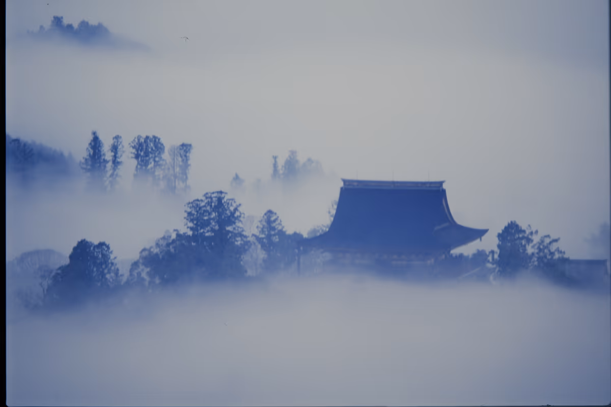 投稿写真：朝霧の吉野