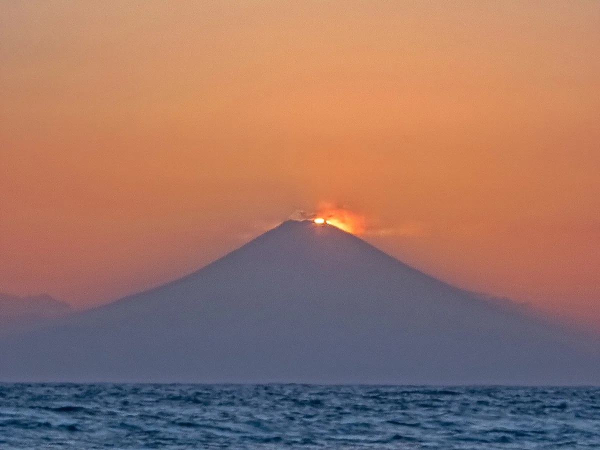 投稿写真：ダイヤモンド富士最後の輝き