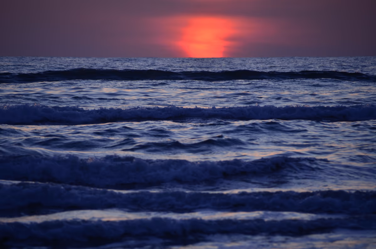 投稿写真：千里浜夕日