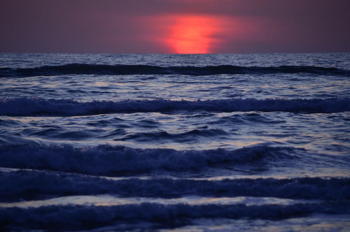投稿写真：千里浜夕日