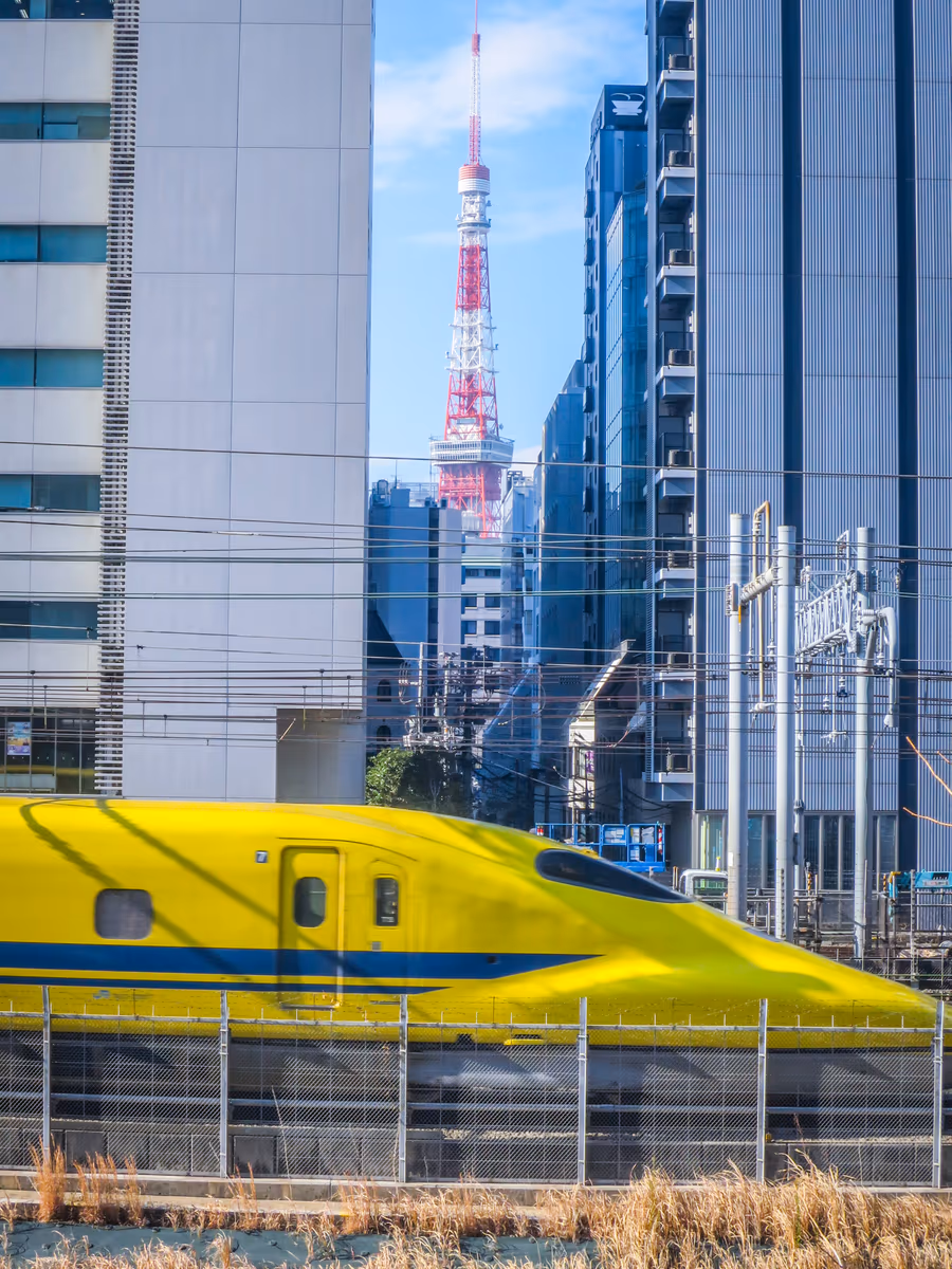 投稿写真：2026年初ドクターイエローと東京タワー