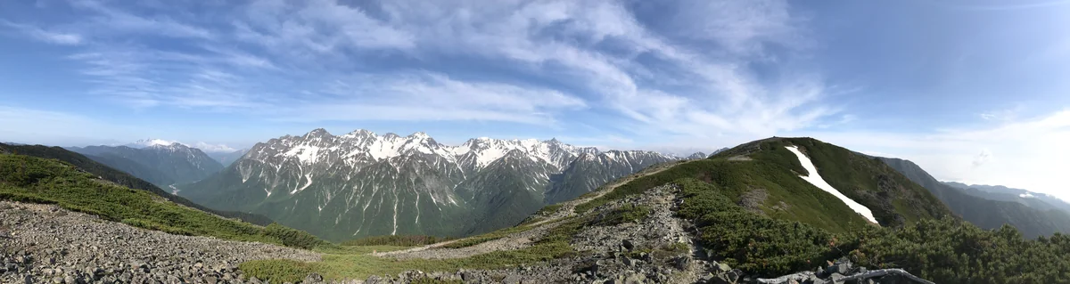 投稿写真：蝶ヶ岳からの展望