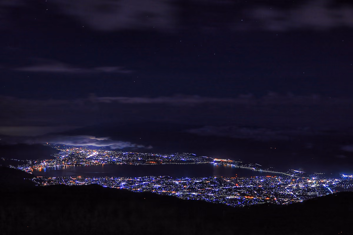 投稿写真：諏訪湖夜景