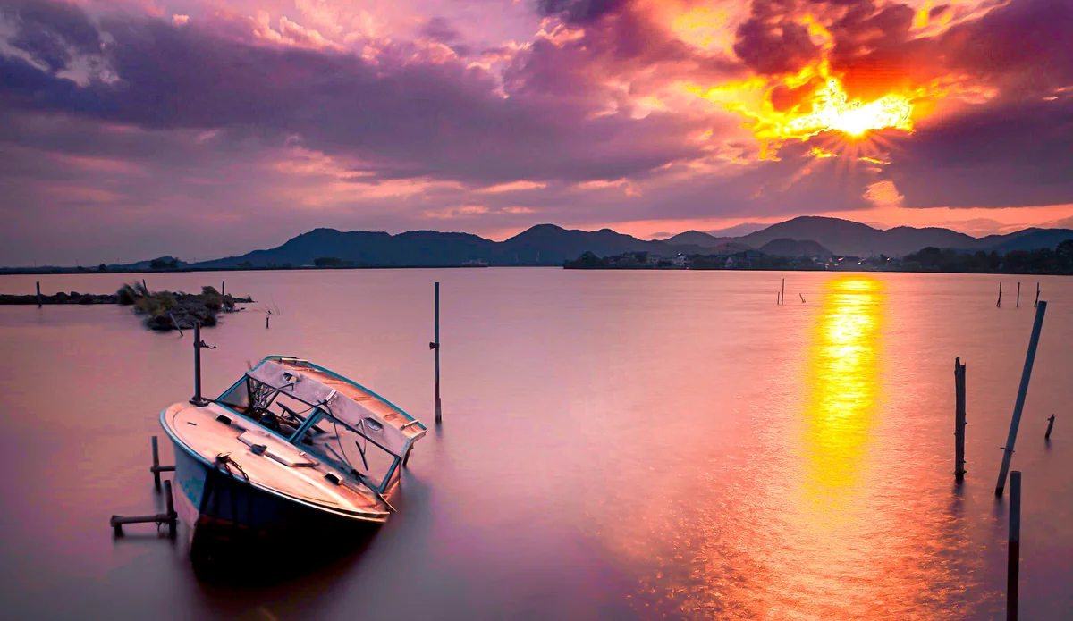 投稿写真：沈没船