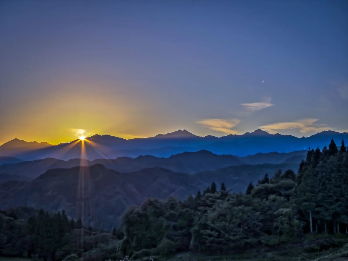 投稿写真：北アルプス夕景~サンセット