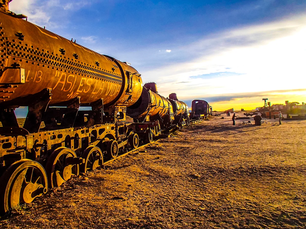 投稿写真：列車の墓場