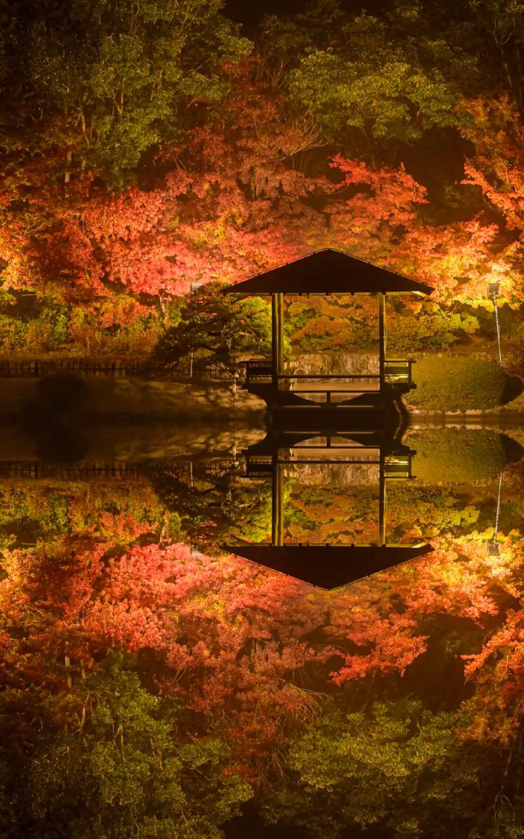 投稿写真：秋のリフレクション