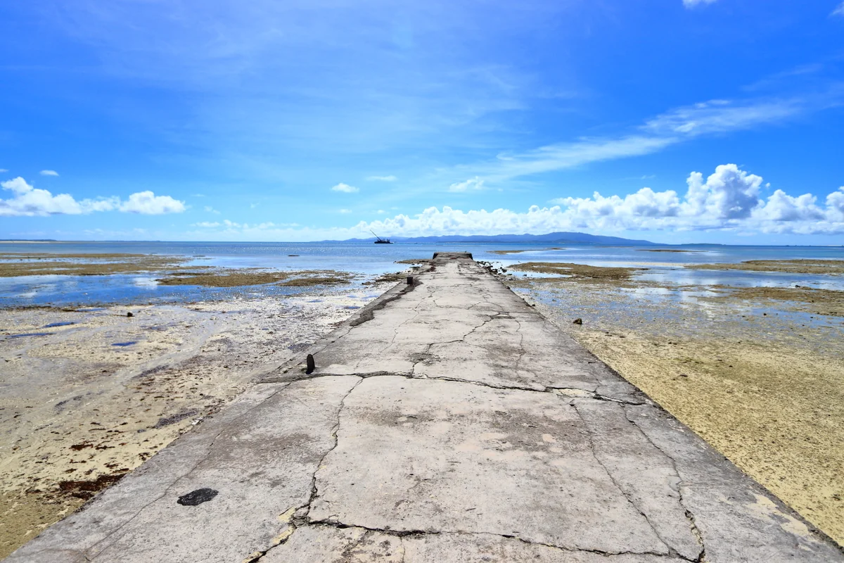 投稿写真：竹富島、西桟橋にて