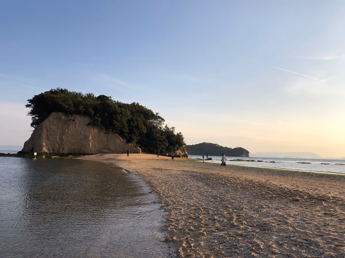 投稿写真：エンジェルロードの中余島