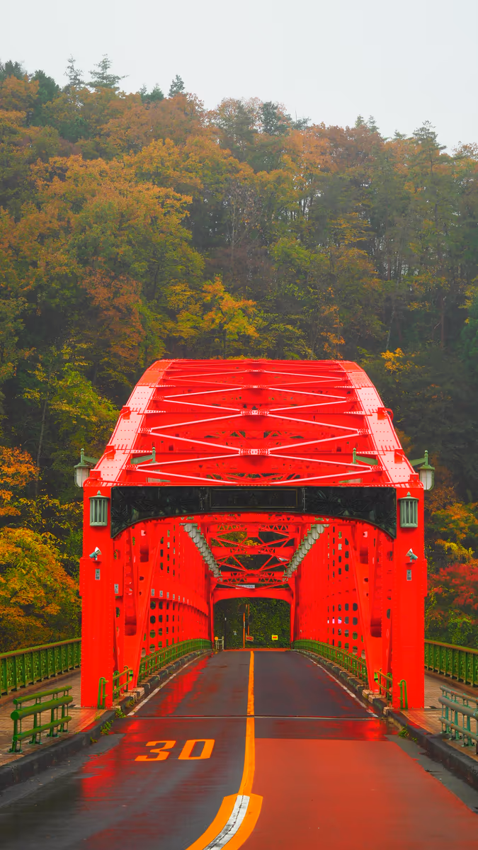 投稿写真：奥多摩　紅の橋