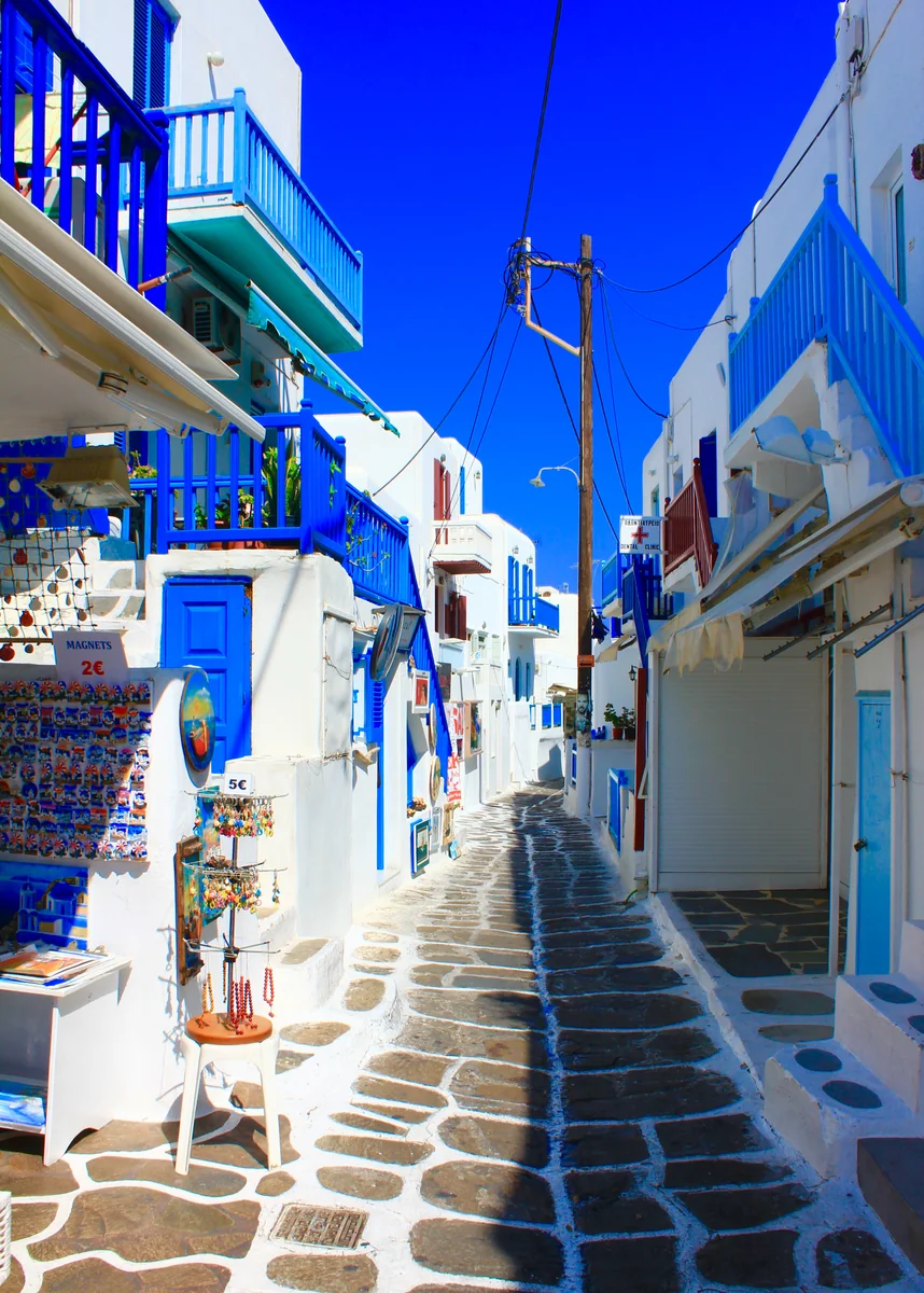 投稿写真：青と白の街 Mykonos City