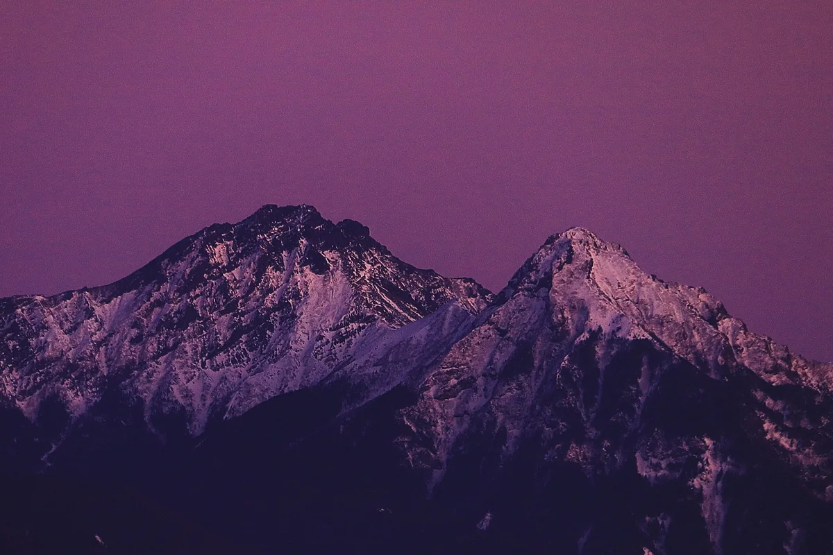 投稿写真：残照の双璧