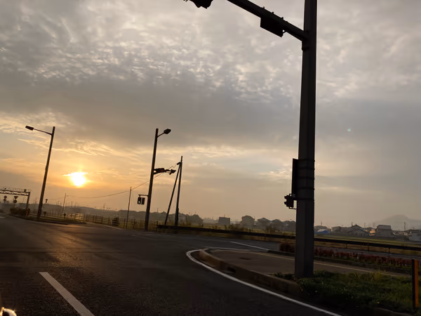 投稿：神等去出祭時の夕陽