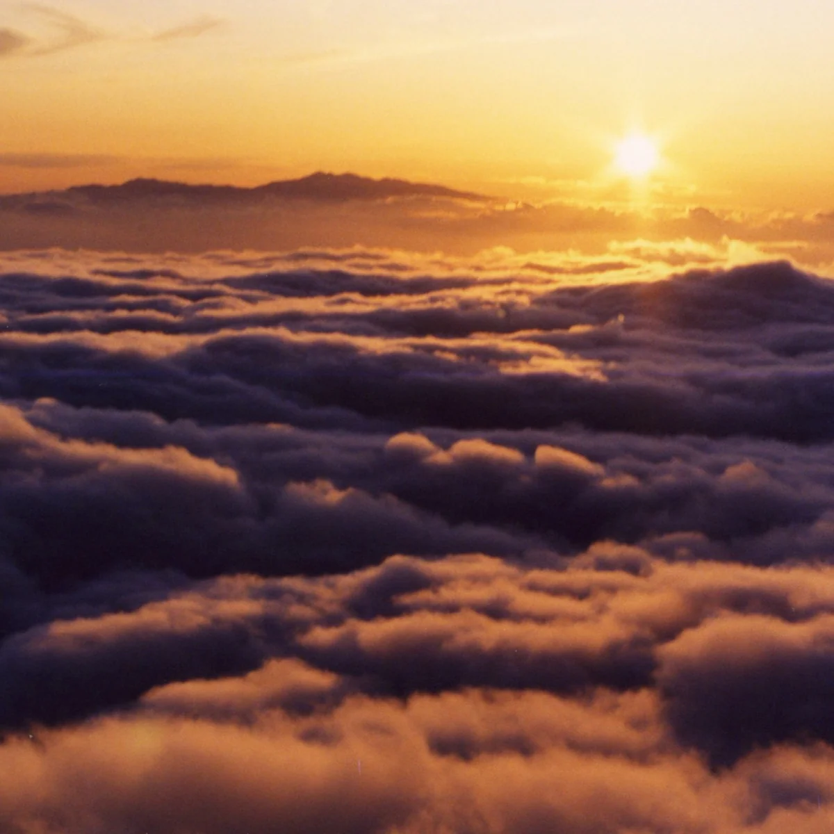 投稿写真：落日の白山